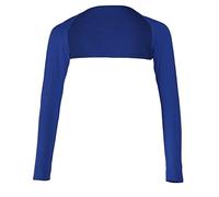 Sharplace Damen Bolero Schulterjäckchen Langarm Jäckchen aus Modal Bolerojacke Hochzeit Festlich Boleroshrug - Dunkelblau, wie beschrieben