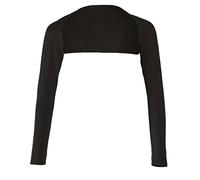 Sharplace Damen Bolero Schulterjäckchen Langarm Jäckchen aus Modal Bolerojacke Hochzeit Festlich Boleroshrug - Kaffee, wie beschrieben