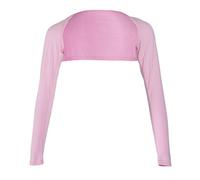 Sharplace Damen Bolero Schulterjäckchen Langarm Jäckchen aus Modal Bolerojacke Hochzeit Festlich Boleroshrug - Rosa, wie beschrieben