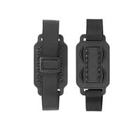 Sharplace EIS-Steigeisen-Abdeckung, EIS-Greifer-Abdeckung, rutschfest für Schuhe, EIS-Traktions-Steigeisen-Abdeckung, Schuh-Steigeisen-Abdeckung für Laufen, Schwarzes Armband