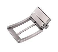Sharplace Gürtelschnalle Herren 35 mm Buckle Wechselschließe Gürtelschließe, Metall-Legierung Drehschnalle für Wechselgürtel, Einzackige Rechteck Ersatzschnalle für Männer Ledergürtel, Perlgrau