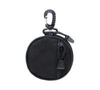 Sharplace Kleine Geldbörse, Mehrzwecktasche, Westentasche, Rucksacktasche, Gürteltasche, Outdoor-Ausrüstung für Kopfhörer, Camping, Rucksackreisen, Schwarz