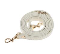 Sharplace Leder Schulterriemen für Minitaschen Damen, Verstellbarer Taschenriemen, Schulterriemen für Longchamp Tasche, Taschenriemenverlängerung für Handtaschen, Tote Bags und Umhängetaschen, Beige