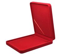 Sharplace Schmuckbox Schmuckschatulle Schmucketui Schmuckkästchen Schmuckschachtel Schmuckkasten aus Samt, Rot