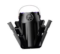 Sharplace Schuhtrockner mit Wärmefunktion, praktisch, leicht, schnelltrocknend, mit Display und einstellbarem Timer. Geeignet für Socken, Mützen, Schuhe, Grau