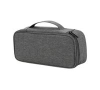 Sharplace Tragetasche für Elektronikzubehör-Organizer, universelle Aufbewahrungstasche, Organizer-Tasche für Ladegerät, Elektronikzubehör, Tiefgrau