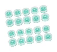 sharprepublic 20Pcs Kunststoff spulen Nähmaschinen Nähspulen Zubehör für Husqvarna Viking White, Grün