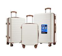 Shavont Handgepäck Koffer 3er Set, Leichter ABS+PC Reisekoffer für Flugzeug, Ryanair Trolley mit 4 Rollen, Hartschalenkoffer für Eurowings, Kabinenkoffer für EasyJet und Business Reisen