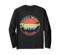 Shawna The Woman The Myth The Legend Personalisierter Name Langarmshirt