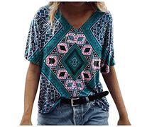 SHE.White Damen T-Shirt T-Shirt Schwarz Damen Bluse Rot Damen Longshirt Damen Long Tshirt Damen Blusen GroßE GrößEn Mesh Oberteil Damen Netz Oberteil Frauen(3-Light Blue, XL)