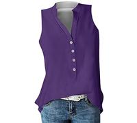 SHE.White Pieces Shirt Damen Bluse Mit Gummizug Am Saum Damen Damen Top Elegant T-Shirt Damen Große Größen T Shirt Mädchen 152 Seidenbluse Damen Tshirt Damen Weiss Bustier Damen(Vermilion-1, L)