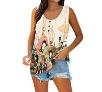 SHE.White Tennis Shirt Damen Bluse Weiß Damen Shirt Damen Sexy Damen Poloshirt Kurzarm Frauen Tshirt Blusentops Damen Elegant Tunika Tanktop Damen Locker (2-Beige, 3XL)