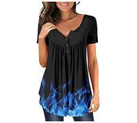 SHE.White Weisses T Shirt Damen Damen-Oberteile Tank Top Damen Sport Top Sommer Damen Muskelshirt Carmen Oberteil Damen Unterhemd Damen TräGertop(1-Blue, XL)