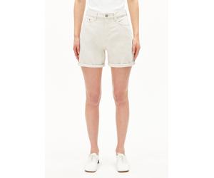 SHEAARI HIGH WAIST JEANS-SHORTS | 100% recycelte Baumwolle - beige (27)