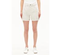 SHEAARI HIGH WAIST JEANS-SHORTS | 100% recycelte Baumwolle - beige (33)