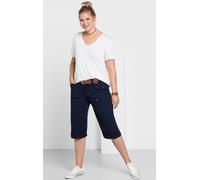 Sheego 3/4-Hose mit Krempelfunktion 48 marine