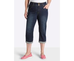 Sheego 3/4-Jeans für kräftigere Oberschenkel 54 dark blue