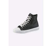 Andrea Conti Damen High Top Sneaker, schwarz, 38 EU