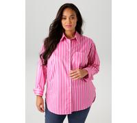 Sheego 48 pink gestreift