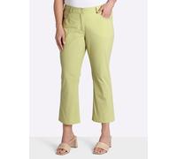 Sheego 7/8-Hose in leichter Bootcut-Form 48 pistazie