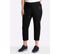 Sheego 7/8-Hose mit Reißverschluss-Taschen 38 schwarz