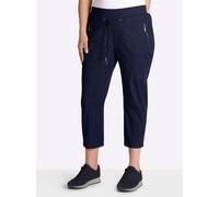 Sheego 7/8-Hose mit Reißverschluss-Taschen 48 marine