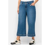 Sheego 7/8-Jeans mit breitem Saumabschluss 52 blue denim