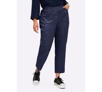 Sheego 7/8-Jeans mit Jersey-Bund in softer Qualität 48 marine
