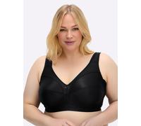 Naturana Schalen-BH Side smoother, ohne Bügel, mit hohen, formenden Seitenteilen 85, Cup C schwarz Damen BHs Bügel Damenwäsche 85, Cup C schwarz