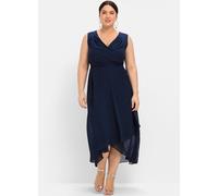 Sheego Abendkleid 54, Normalgrößen blau Damen Abendkleider Kleider 54, Normalgrößen marine
