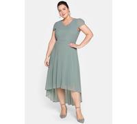 Sheego Abendkleid mit Flügelärmeln 52 eukalyptus