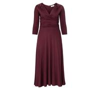 sheego Abendkleid mit Stickerei - rot - 50