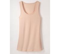 Sheego Achselhemd in langer Form 52/54 apricot + mauve + champagner