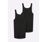 Sheego Achselhemd mit verlängertem Rückenteil 50 schwarz