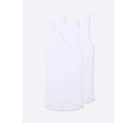 Sheego Achselhemd mit verlängertem Rückenteil 52 weiß