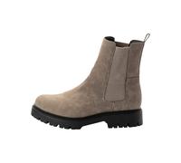 Sheego Ankleboots aus Velourslederimitat 37 taupe