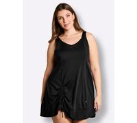 Sheego Badekleid mit Raffung am Saum 54F schwarz