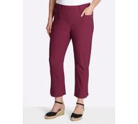 Sheego Bengalinhose in 7/8-Länge mit Seitenschlitzen 54 bordeaux