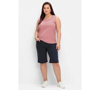 Sheego Bermudas aus Twill 54 nachtblau