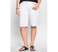 Sheego Bermudas aus Twill-Qualität 46 weiß
