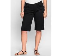 Sheego Bermudas aus Twill-Qualität 52 schwarz