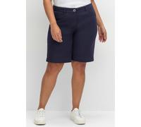Sheego Bermudas in Chino-Optik 48 tiefblau