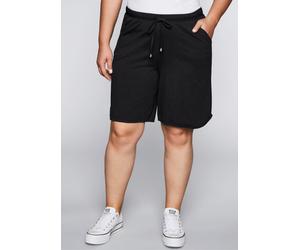 Sheego Bermudas mit Gummibund, aus Jersey 48 schwarz