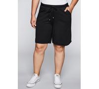 Sheego Bermudas mit Gummibund, aus Jersey 56 schwarz