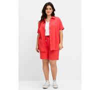 Sheego Bermudas mit Schlupfbund, aus Musselin 40 hummer