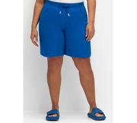 Shorts mit Schlupfbund, aus Musselin, kobalt, Gr.54