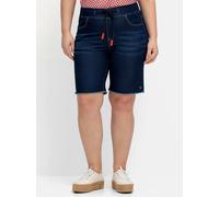Sheego Bermudas mit schmaler Beinform 54 dark blue denim