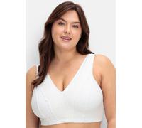 Sheego BH ohne Bügel in Bustier-Form 115E weiß