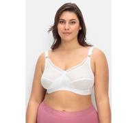 Sheego BH ohne Bügel mit vorne verstellbaren Trägern 85G weiß