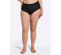 Sheego Bikini-Slip mit gerafften Seitenpartien 54 schwarz